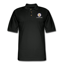 Load image into Gallery viewer, POLICE CHAPLAIN PROGRAM Pique Polo Shirt - black