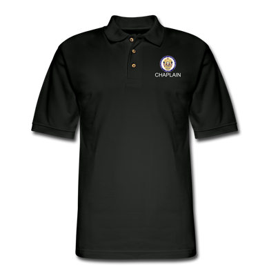 POLICE CHAPLAIN PROGRAM Pique Polo Shirt - black