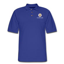 Load image into Gallery viewer, POLICE CHAPLAIN PROGRAM Pique Polo Shirt - royal blue