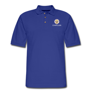 POLICE CHAPLAIN PROGRAM Pique Polo Shirt - royal blue