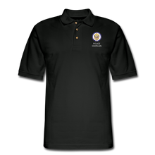 Load image into Gallery viewer, Police Chaplain Pique Polo Shirt - black