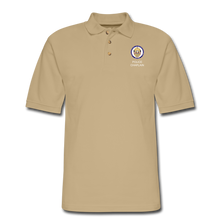 Load image into Gallery viewer, Police Chaplain Pique Polo Shirt - beige