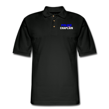 Load image into Gallery viewer, POLICE CHAPLAIN Pique Polo Shirt - black