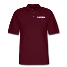 Load image into Gallery viewer, POLICE CHAPLAIN Pique Polo Shirt - burgundy