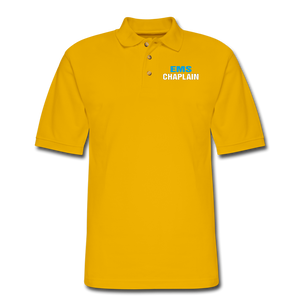EMS CHAPLAIN Pique Polo Shirt - Yellow
