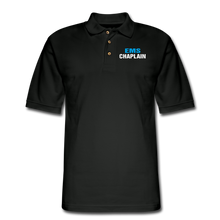 Load image into Gallery viewer, EMS CHAPLAIN Pique Polo Shirt - black