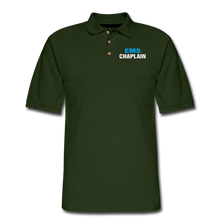 Load image into Gallery viewer, EMS CHAPLAIN Pique Polo Shirt - forest green