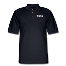 Load image into Gallery viewer, HOSPITAL CHAPLAIN Pique Polo Shirt - midnight navy