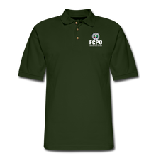 Load image into Gallery viewer, FCPO Men&#39;s Pique Polo Shirt - forest green