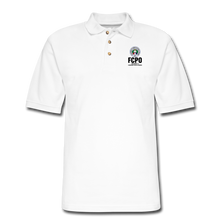 Load image into Gallery viewer, FCPO Men&#39;s Pique Polo Shirt - white