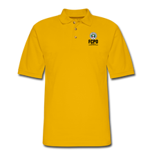 Load image into Gallery viewer, FCPO Men&#39;s Pique Polo Shirt - Yellow