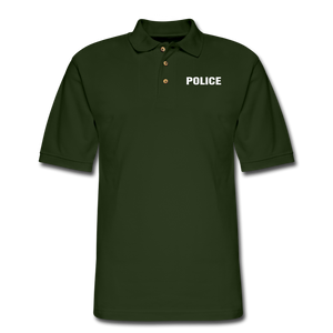 Men's Pique Polo Shirt - forest green