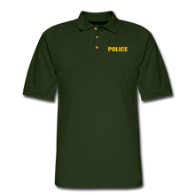 Load image into Gallery viewer, POLICE Pique Polo Shirt - forest green