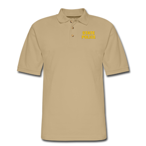 Men's Pique Polo Shirt - beige