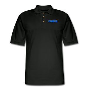 POLICE Pique Polo Shirt - black