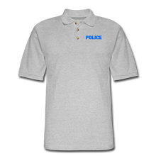 Load image into Gallery viewer, POLICE Pique Polo Shirt - heather gray