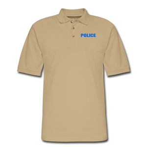 POLICE Pique Polo Shirt - beige