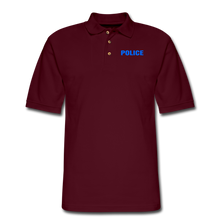Load image into Gallery viewer, POLICE Pique Polo Shirt - burgundy