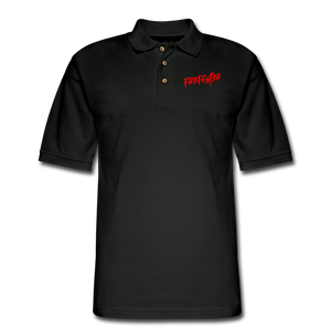 FIREFIGHTER Men's Pique Polo Shirt - black