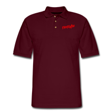 Load image into Gallery viewer, FIREFIGHTER Men&#39;s Pique Polo Shirt - burgundy