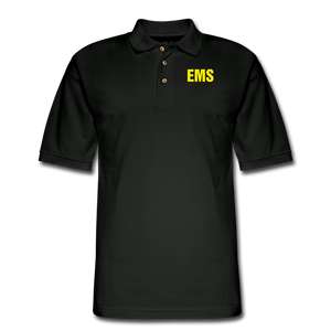 EMS Men's Pique Polo Shirt - black