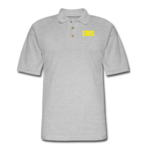 EMS Men's Pique Polo Shirt - heather gray