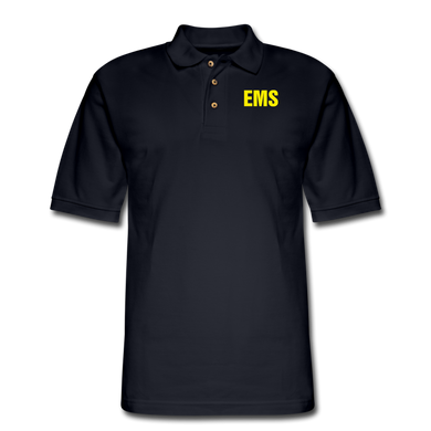 EMS Men's Pique Polo Shirt - midnight navy