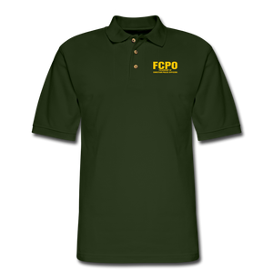 FCPO Men's Pique Polo Shirt - forest green