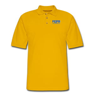 FCPO Men's Pique Polo Shirt - Yellow