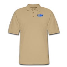 Load image into Gallery viewer, FCPO Men&#39;s Pique Polo Shirt - beige