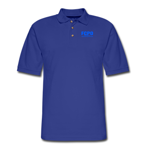 FCPO Men's Pique Polo Shirt - royal blue