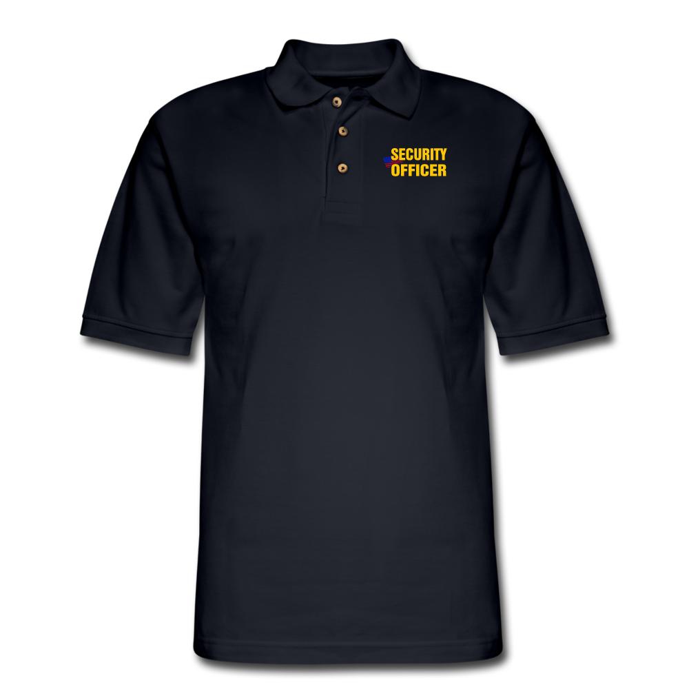 SECURITY OFFICER Pique Polo Shirt - midnight navy