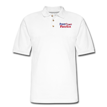 Load image into Gallery viewer, AMERICAN PATRIOT Men&#39;s Pique Polo Shirt - white