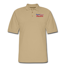 Load image into Gallery viewer, AMERICAN PATRIOT Men&#39;s Pique Polo Shirt - beige