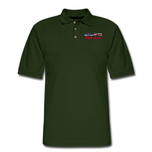 Load image into Gallery viewer, AMERICAN PATRIOT Men&#39;s Pique Polo Shirt - forest green