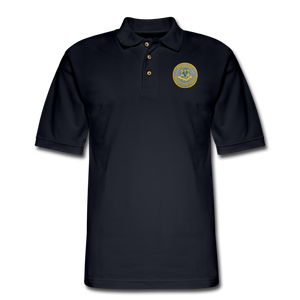 CT DMV Men's Pique Polo Shirt - midnight navy