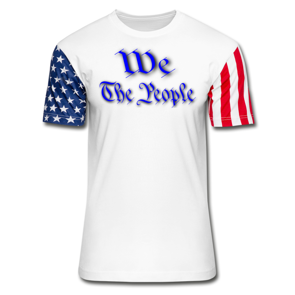 WE THE PEOPLE Stars & Stripes T-Shirt - white