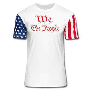 WE THE PEOPLE Stars & Stripes T-Shirt - white