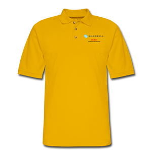 SHARBELL Men's Pique Polo Shirt - Yellow