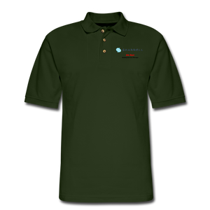 SHARBELL Men's Pique Polo Shirt - forest green