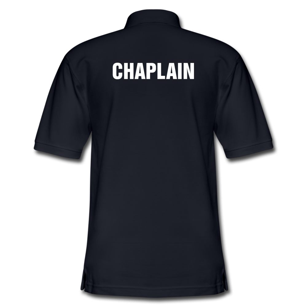 CHAPLAIN WOMEN'S Pique Polo Shirt - midnight navy