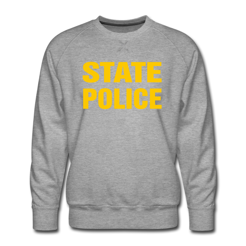 STATE POLICE Premium Sweatshirt - heather grey