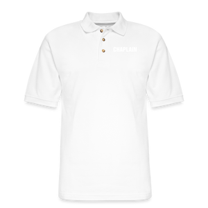 CHAPLAIN Pique Polo Shirt - white