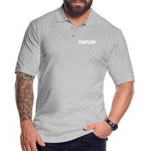 Load image into Gallery viewer, CHAPLAIN Pique Polo Shirt - heather gray