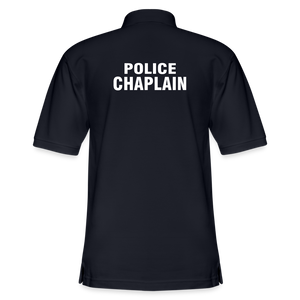 POLICE CHAPLAIN Pique Polo Shirt - midnight navy