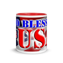 Load image into Gallery viewer, GOD BLESS THE USA Mug with Color Inside